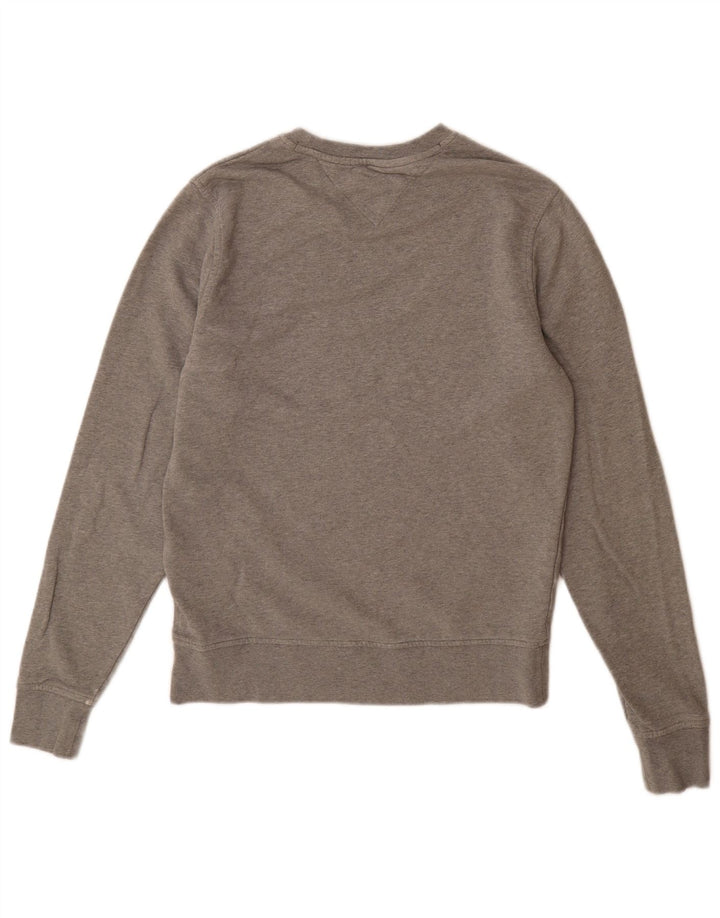 Hanorac pentru bărbați Tommy Hilfiger Pulover mic, gri, bumbac cu pete