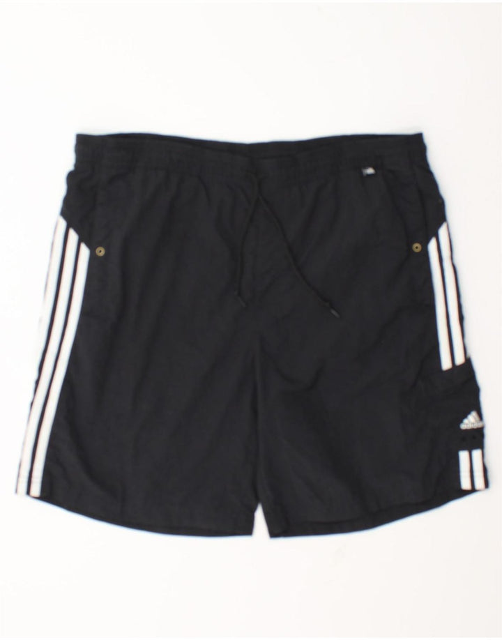 Pantaloni scurți sport pentru bărbați Adidas, mari, negru, poliamidă