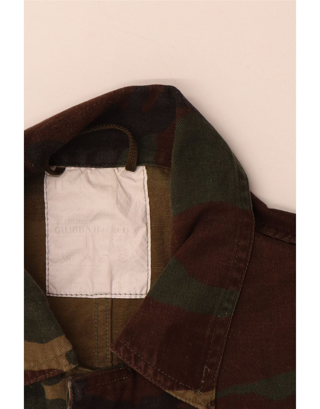 Cămașă militară pentru bărbați VINTAGE Camuflaj mare kaki