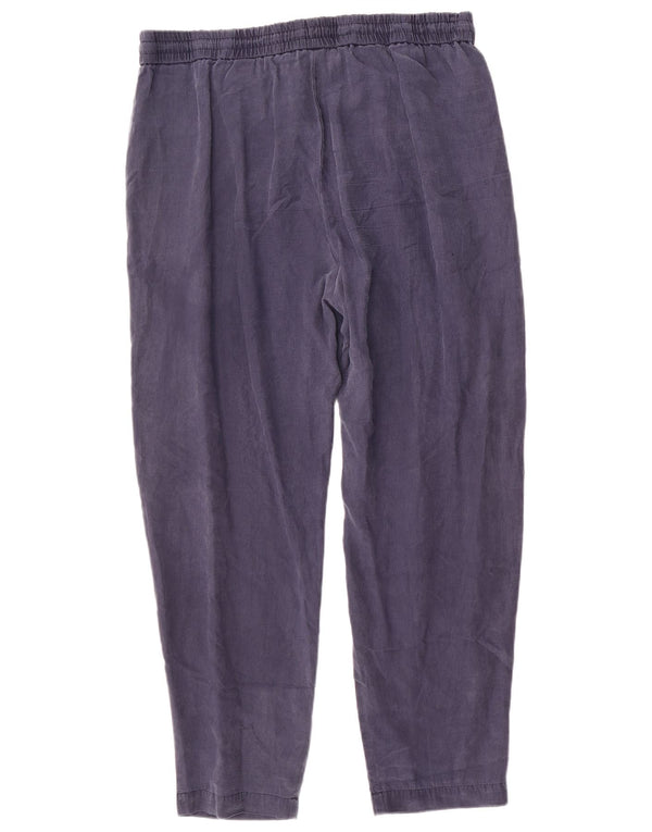 Pantaloni casual pentru femei Marks & Spencer, cu croiala largi, UK 18 XL W36 L28 bleumarin
