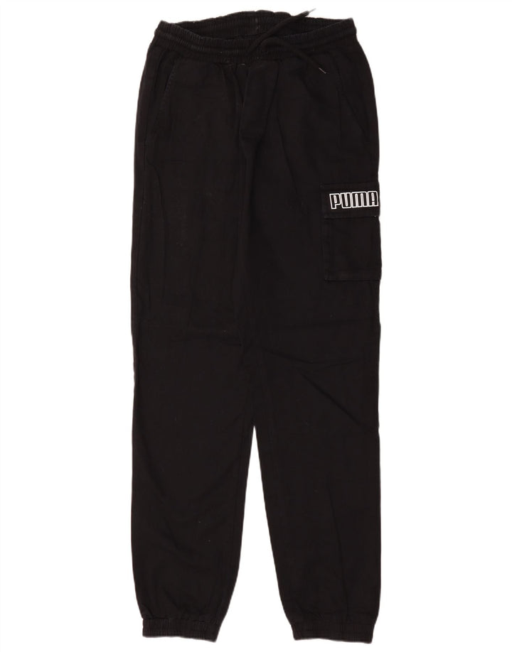 Pantaloni de trening Puma Cargo Graphic pentru bărbați Pantaloni de jogging, bumbac mediu negru
