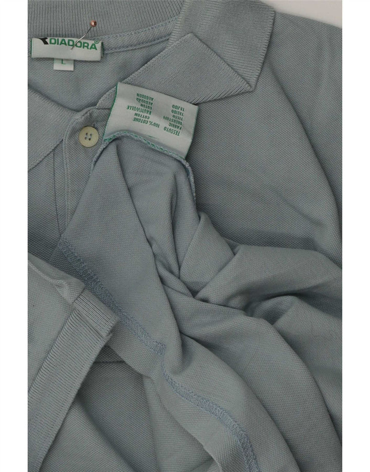 Tricou polo pentru bărbați Diadora, mare, albastru, bumbac