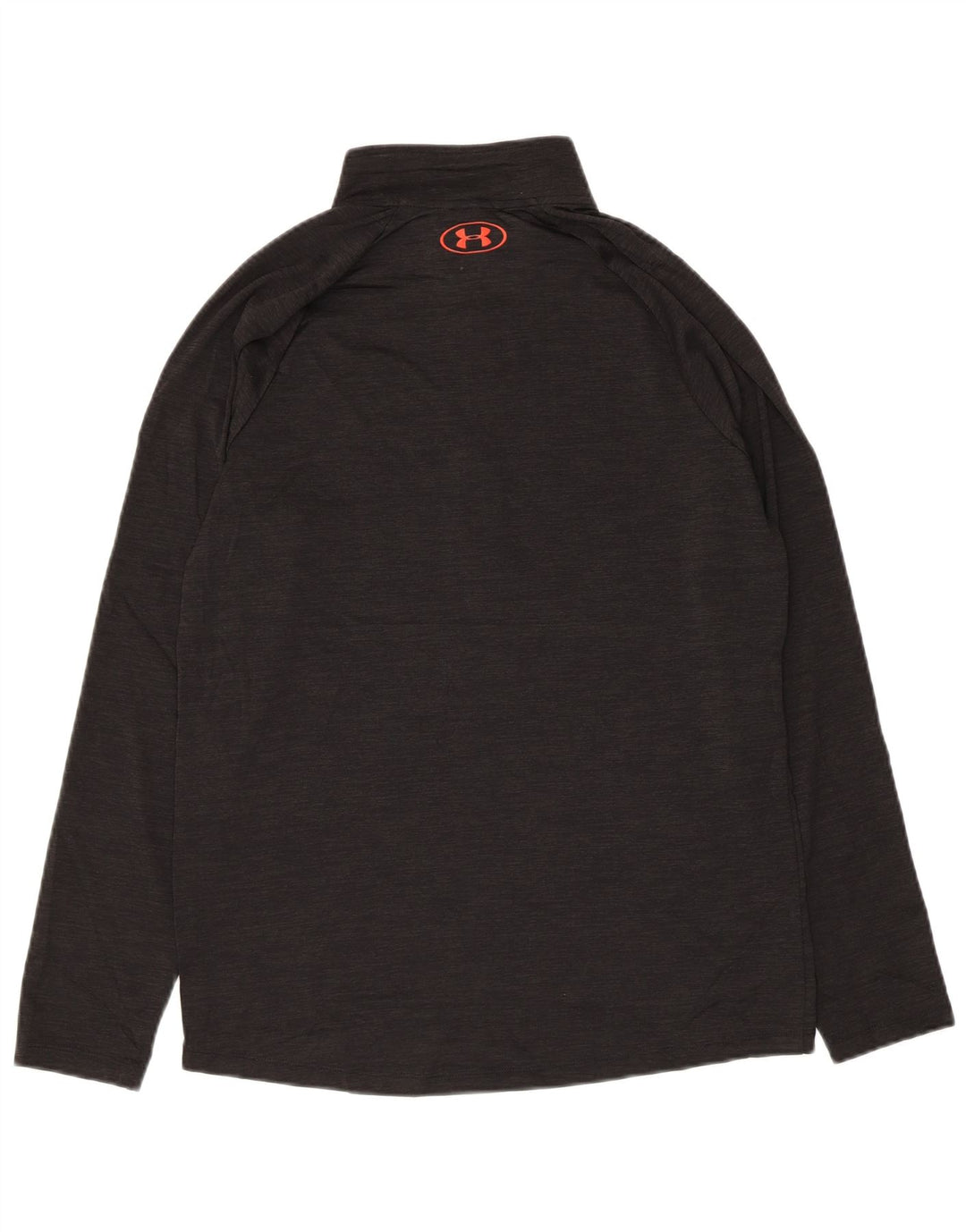 Top de trening Under Armour pentru bărbați, cu fermoar și gât, negru