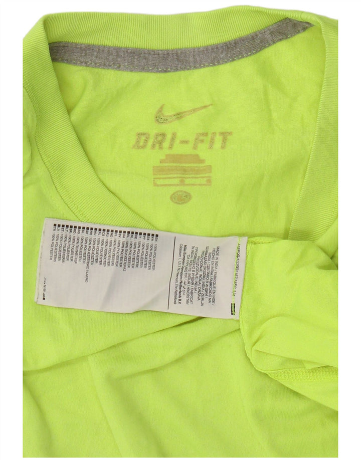 Tricou NIKE Dri Fit pentru bărbați Top mare din poliester verde