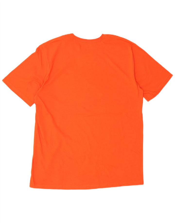 Tricou grafic pentru bărbați NIKE Regular Fit Top XL bumbac portocaliu