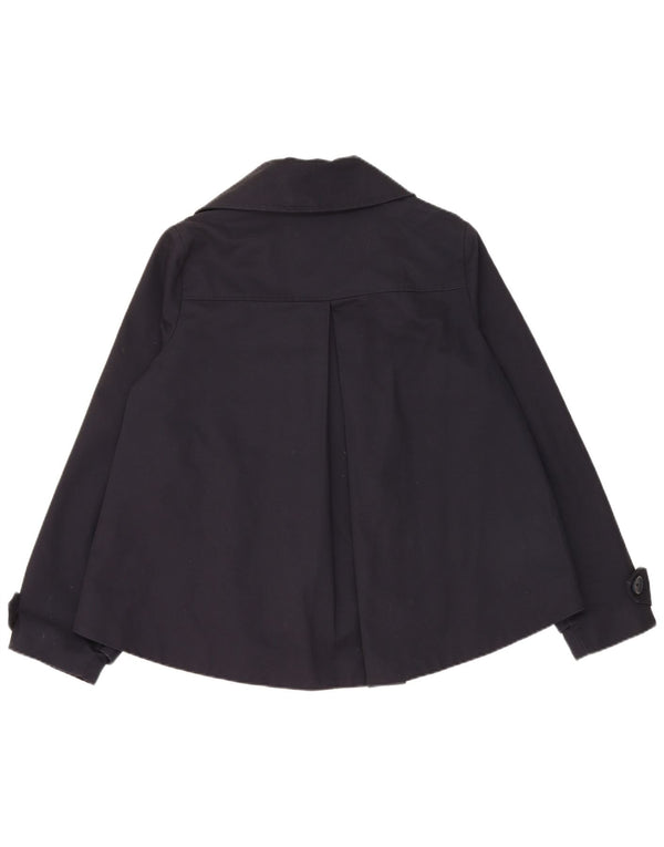 Palton supradimensionat pentru femei Les Copains UK 10 mic bumbac bleumarin