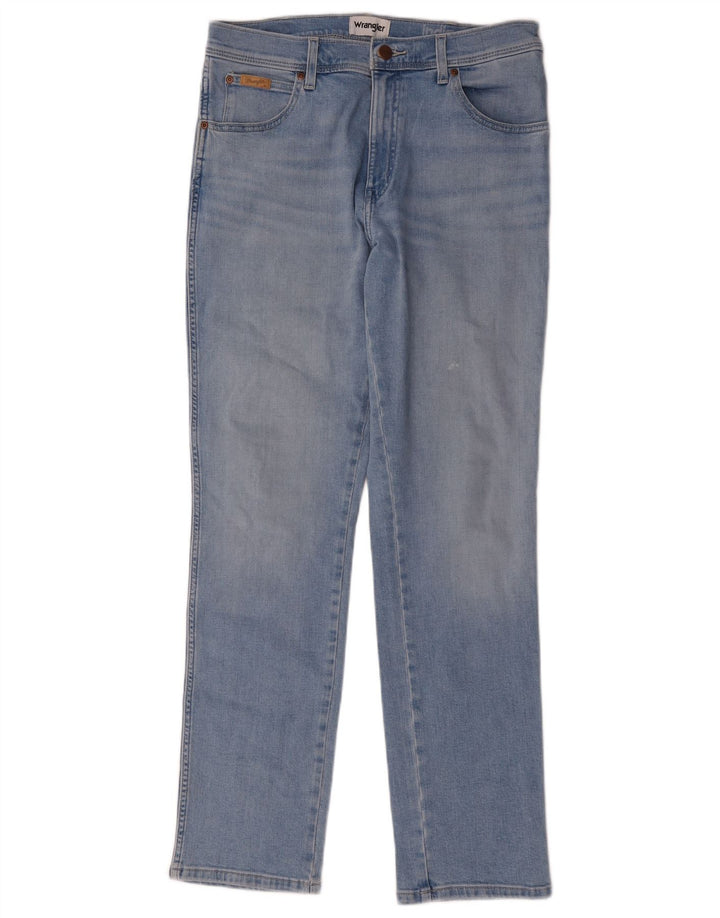 Blugi slim Texas Wrangler pentru bărbați W33 L32 bumbac albastru