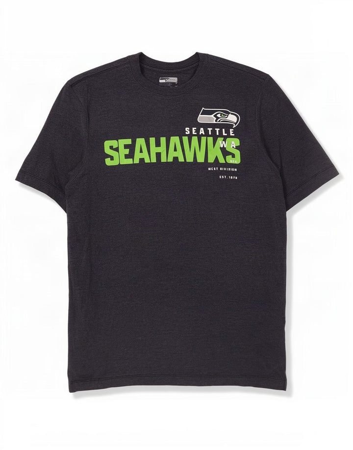 Tricou grafic Nike Seattle Seahawks pentru bărbați Top Medium Gri Poliester