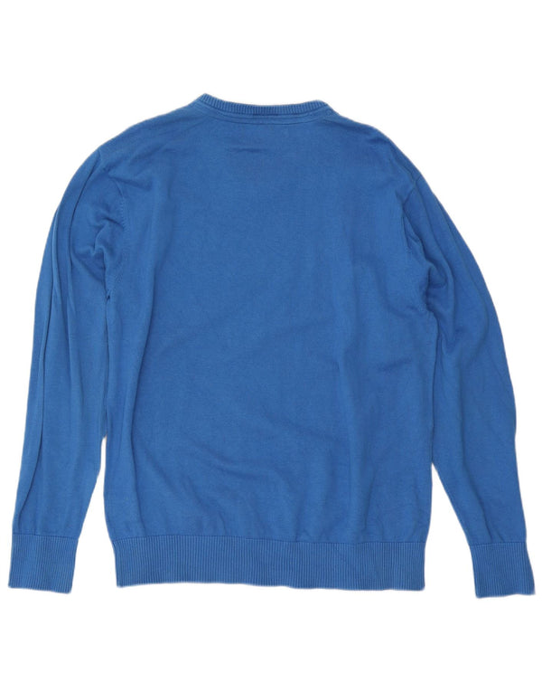 Crew Clothing Pulover cu decolteu în V pentru bărbați XL Bumbac albastru