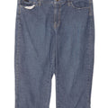 Blugi Capri dama Lee W34 L18 Bumbac albastru