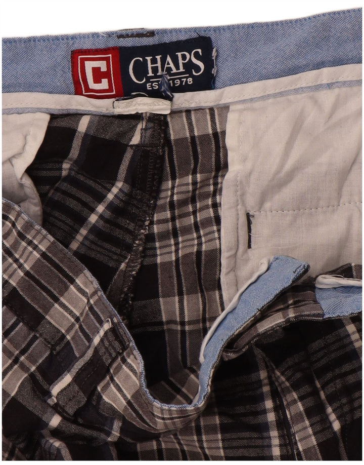 Pantaloni scurți chino pentru bărbați Chaps W30 Medium Bluemarin Check