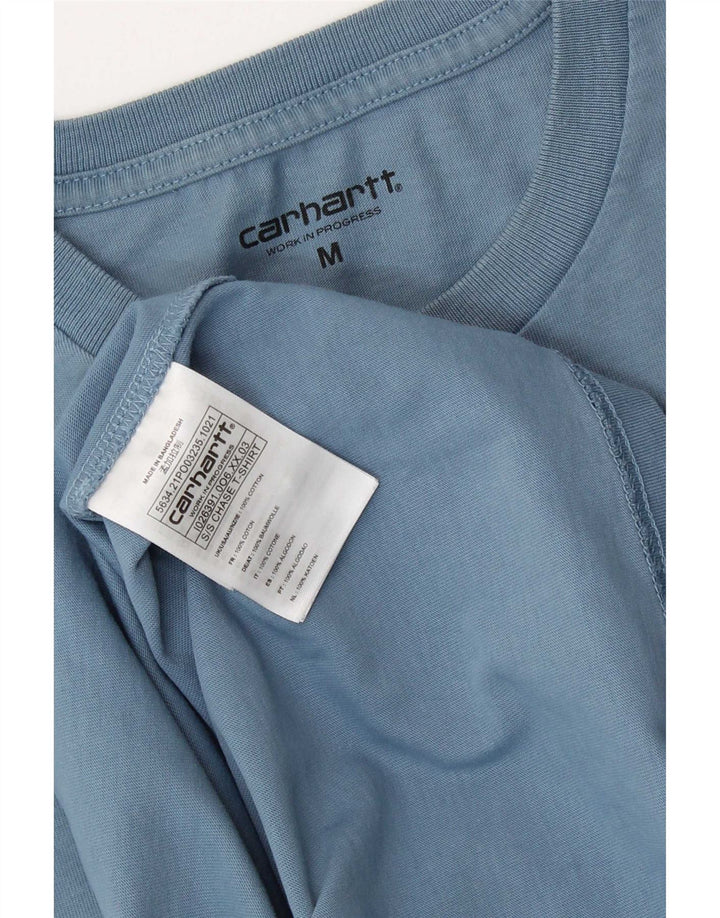 Tricou pentru bărbați Carhartt Top din bumbac albastru mediu