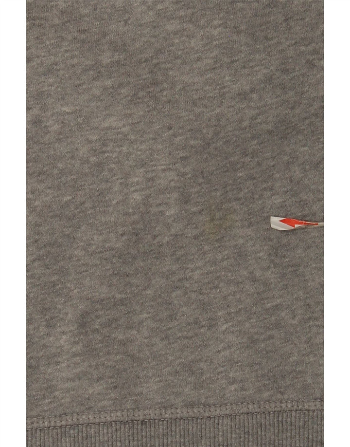 Hanorac pentru bărbați Reebok Jumper mare, gri, bumbac cu pete