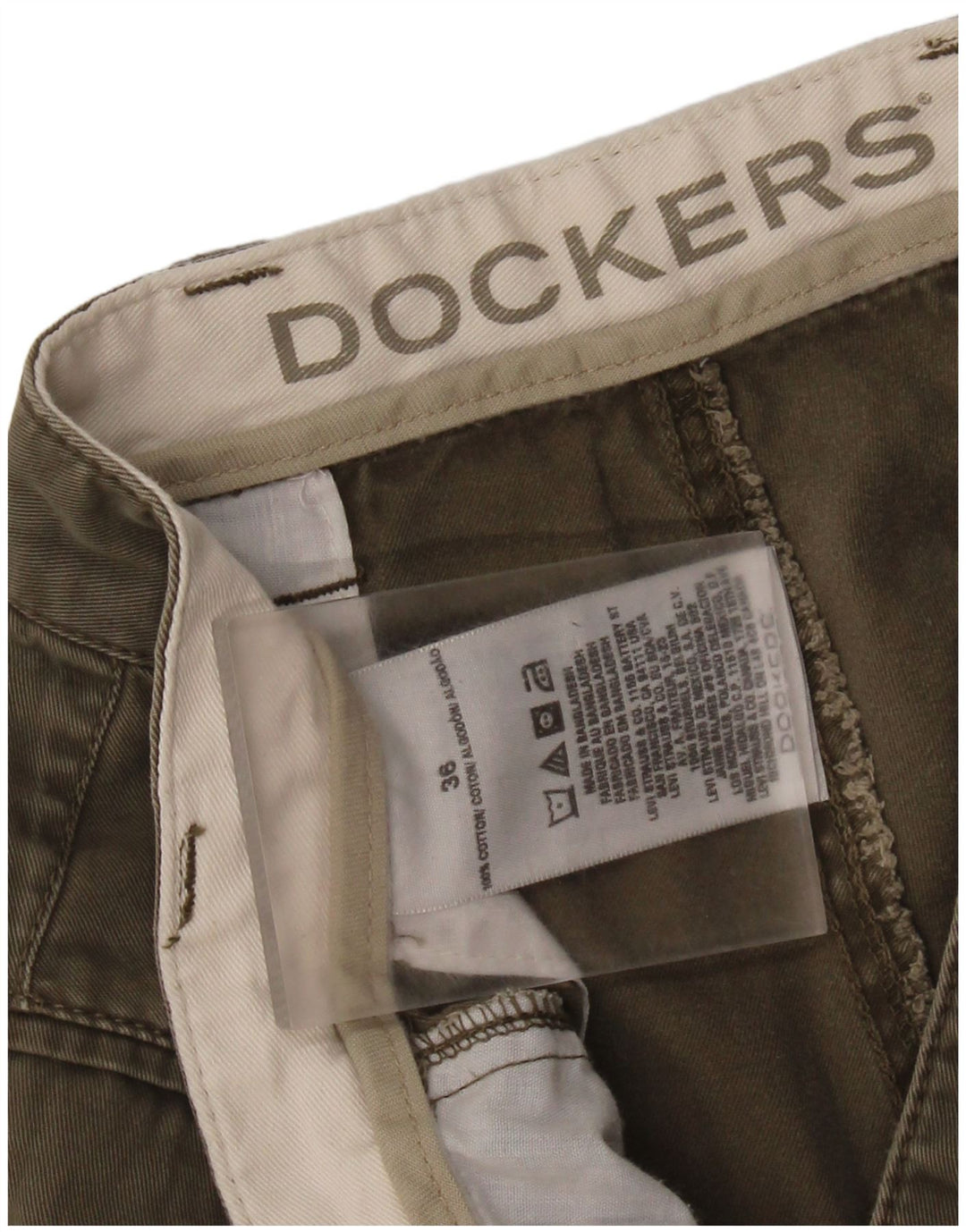 Pantaloni scurti cargo pentru bărbați DOCKERS W36, bumbac mare kaki
