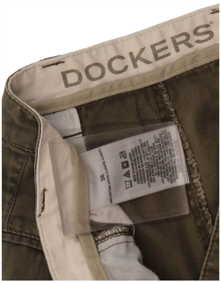 Pantaloni scurti cargo pentru bărbați DOCKERS W36, bumbac mare kaki