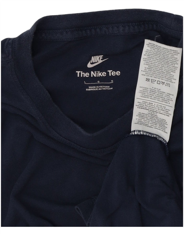 Tricou pentru bărbați Nike Top mare din bumbac bleumarin
