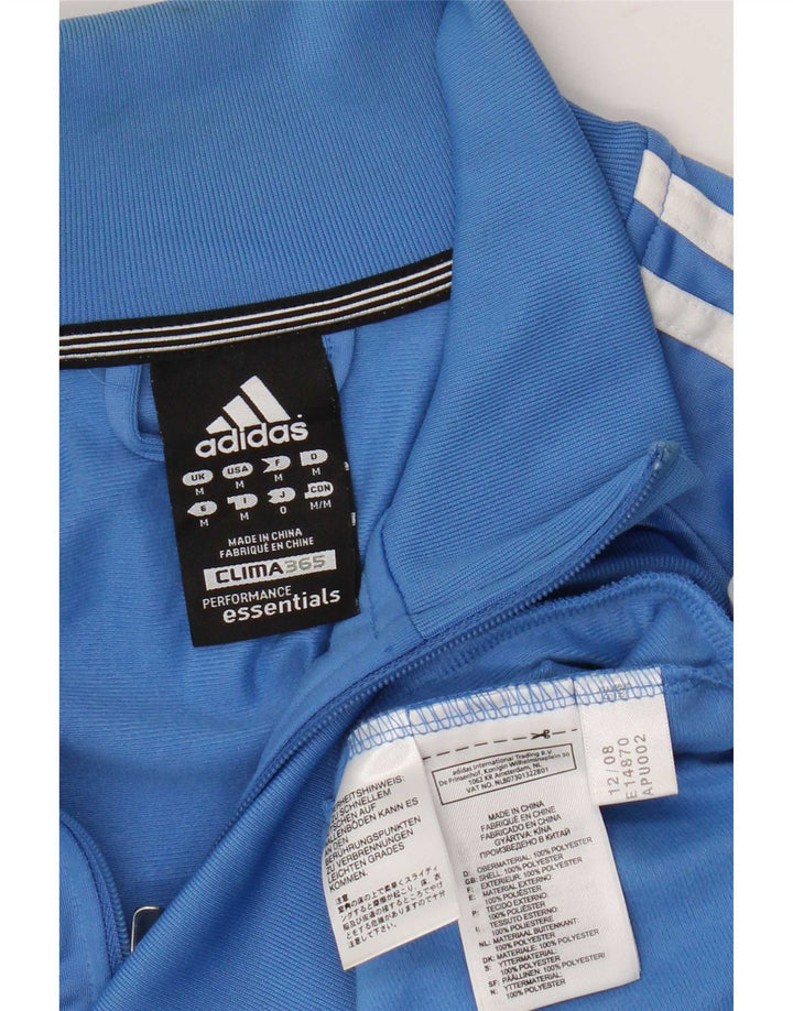 Jachetă de trening pentru bărbați Adidas Clima 365, poliester albastru mediu