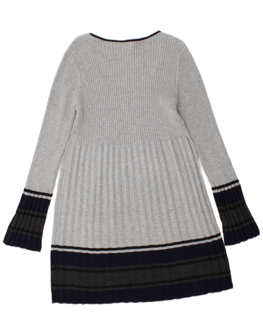 Rochie jumper pentru femei Phase Eight UK 14, bumbac color bloc, gri mediu