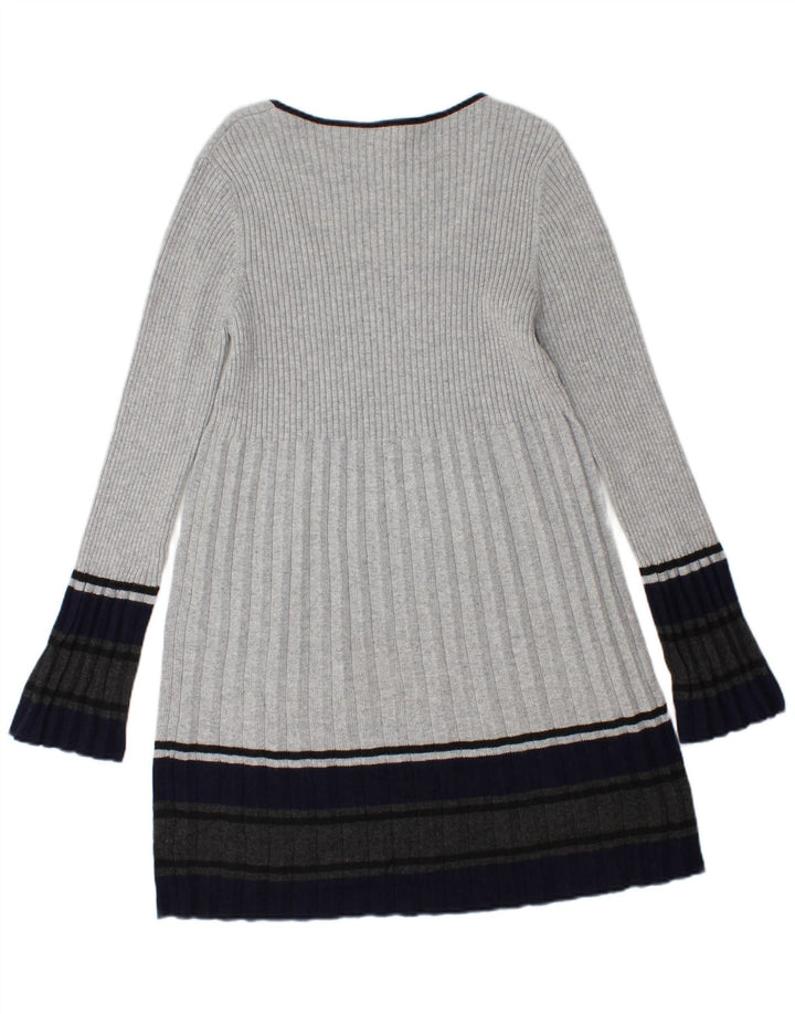 Rochie jumper pentru femei Phase Eight UK 14, bumbac color bloc, gri mediu