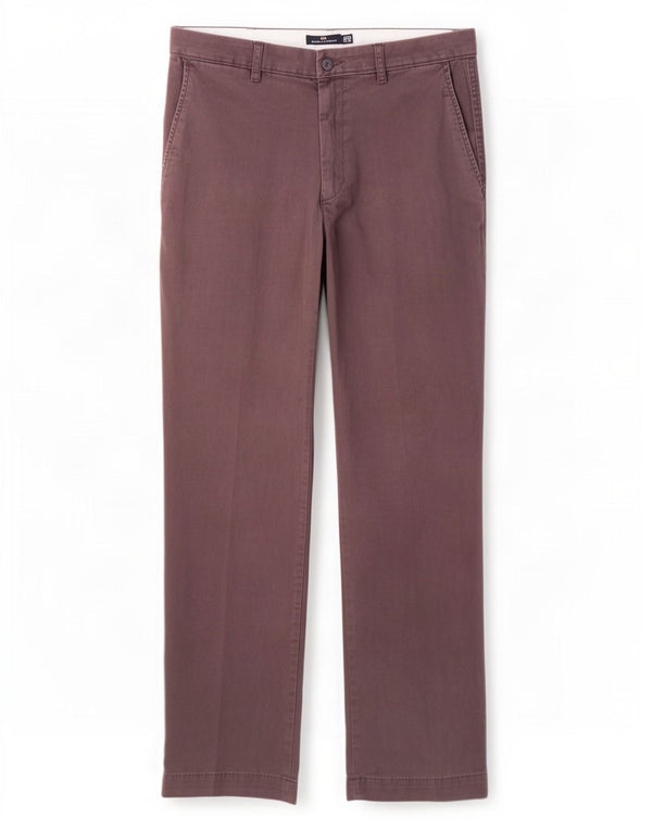 Marks & Spencer Pantaloni chino drepți Blue Harbour pentru bărbați L34 L33 bleumarin