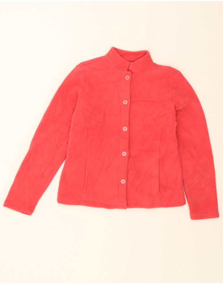 L.L.BEAN Womens Fleece Jacket UK 10 Small Pink Polyester Vintage L.L.Bean and Second-Hand L.L.Bean from Messina Hembry 