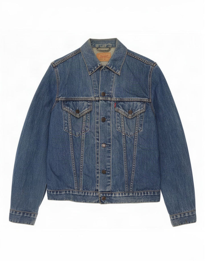 Jachetă de blugi pentru bărbați Levi's UK 40, mare, albastru, bumbac