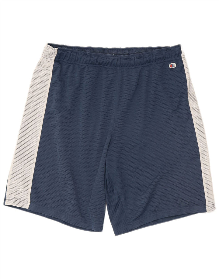 Pantaloni scurți sport Champion pentru bărbați, XL, bleumarin, poliester color bloc