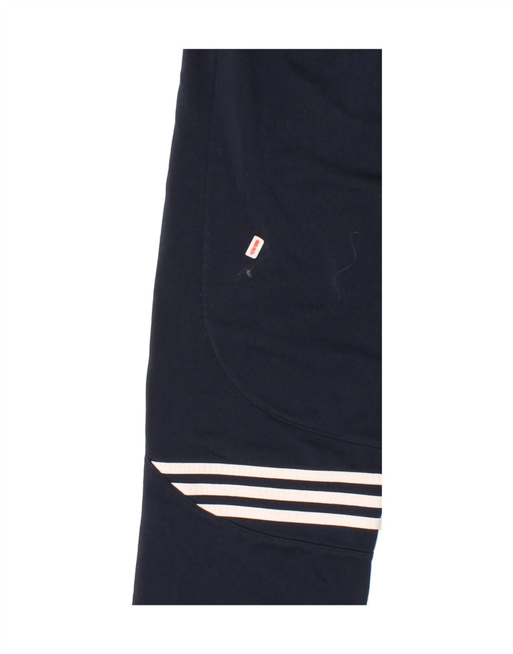 ADIDAS Mens Tracksuit Trousers UK 36/38 Small Navy Blue Polyester Vintage Adidas and Second-Hand Adidas from Messina Hembry 