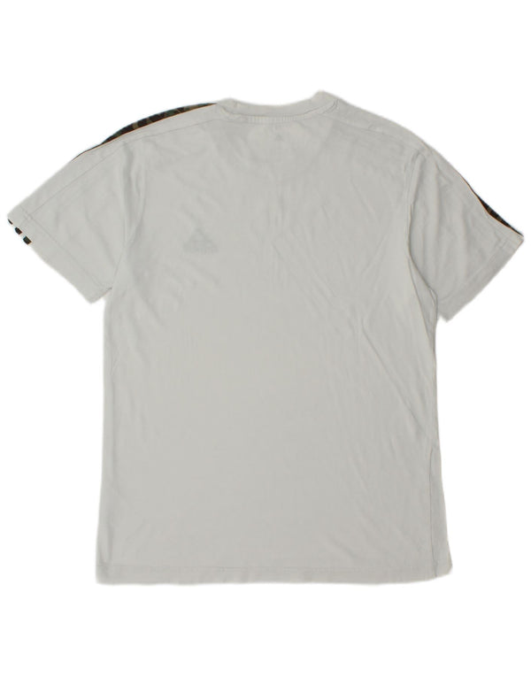 Tricou pentru bărbați Adidas Top mic, alb, bumbac