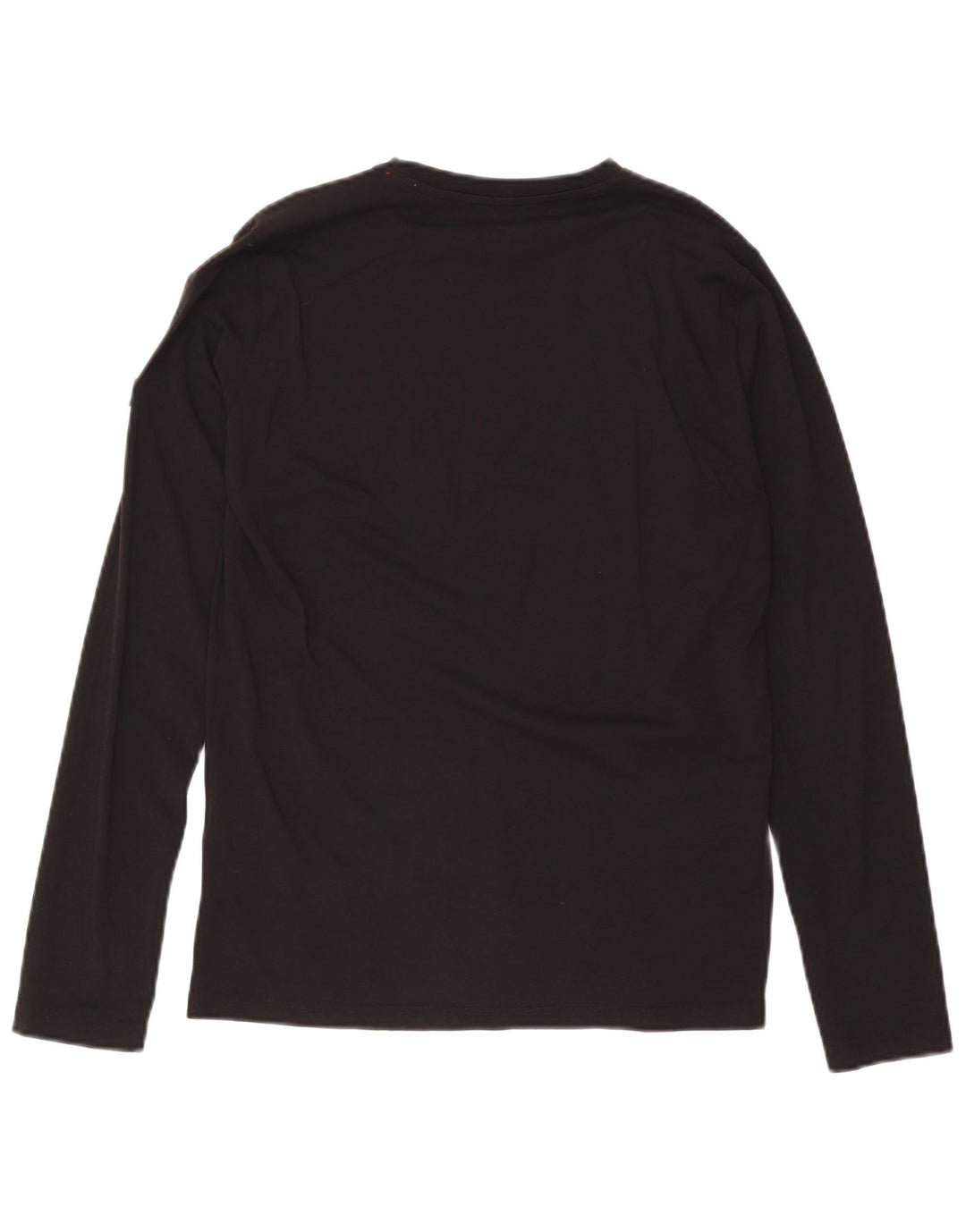 Pickwick Top grafic pentru bărbați cu mânecă lungă, bumbac mediu negru