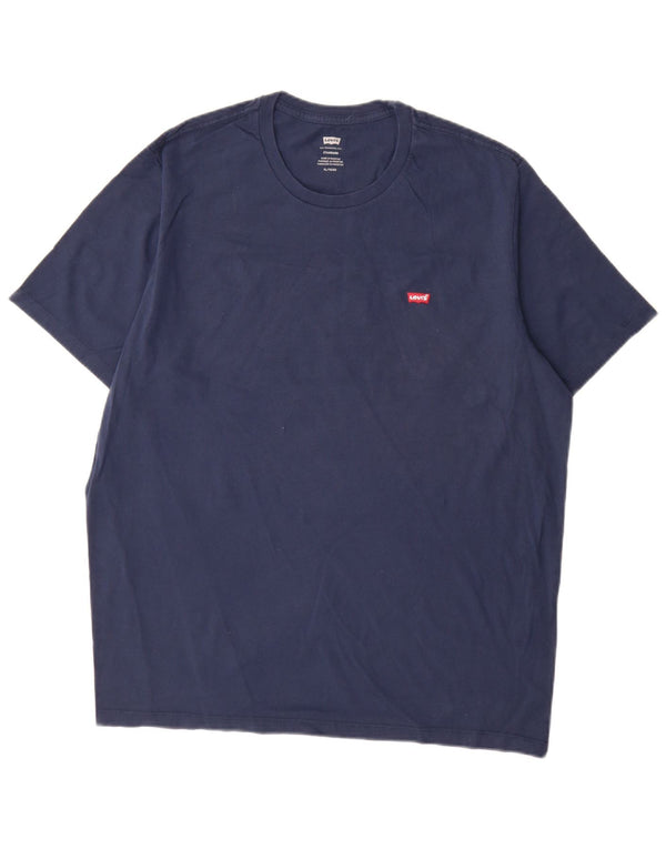 Tricou standard pentru bărbați Levi's Top XL Bumbac bleumarin
