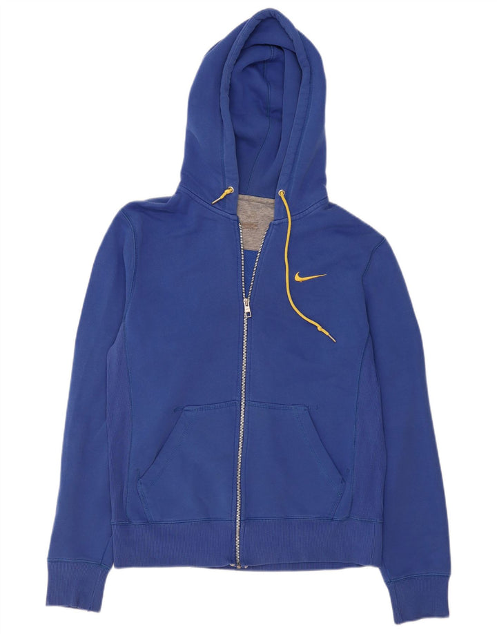 Pulover Nike pentru bărbați, cu fermoar, bumbac, mare, albastru