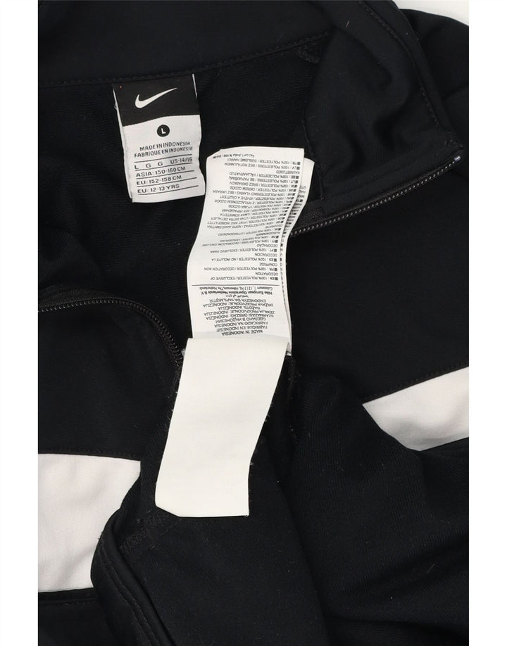 Jachetă de trening pentru băieți Nike 12-13 ani, mare, negru, colorblock