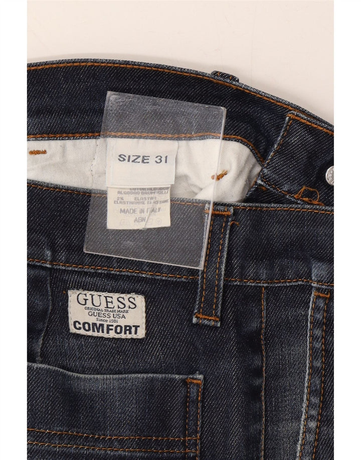 GUESS Mens Straight Jeans W31 L29 Navy Blue Cotton Vintage Guess and Second-Hand Guess from Messina Hembry 