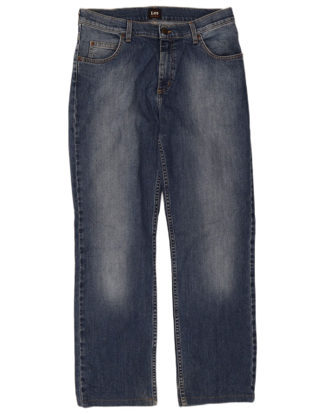 Blugi Lee Brooklyn Straight pentru bărbați W33 L29 Bumbac albastru