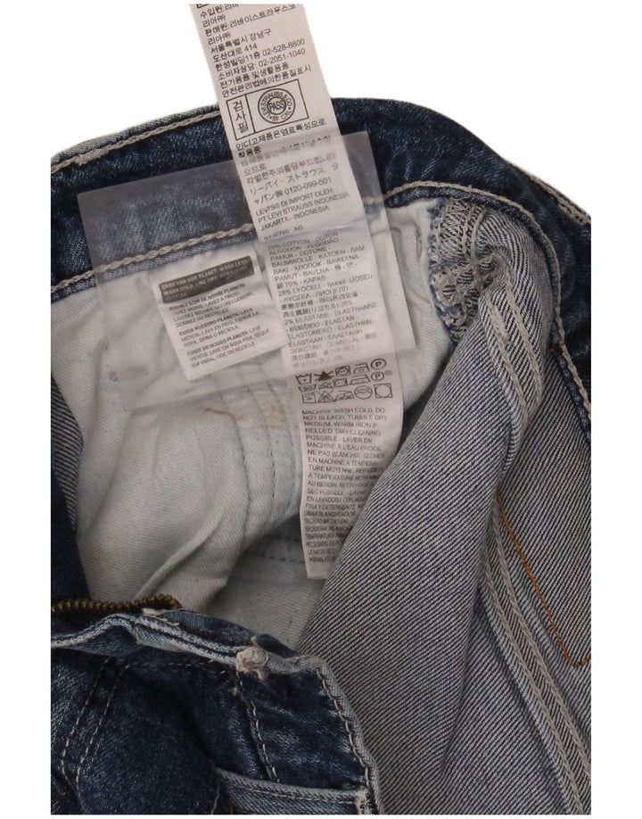 Blugi conici 502 Cargo pentru bărbați LEVI'S W29 L30 Bumbac albastru