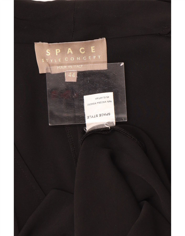 Rochie asimetrică fără mâneci pentru femei VINTAGE IT 44 Medium Black Viscose