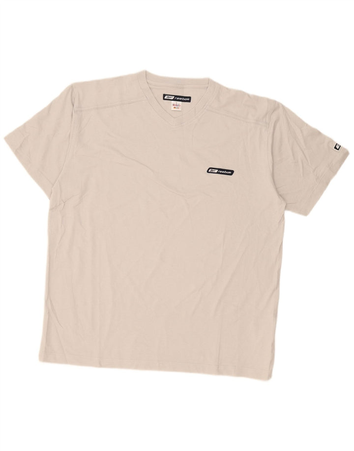 Tricou pentru bărbați Reebok Top XL bumbac gri