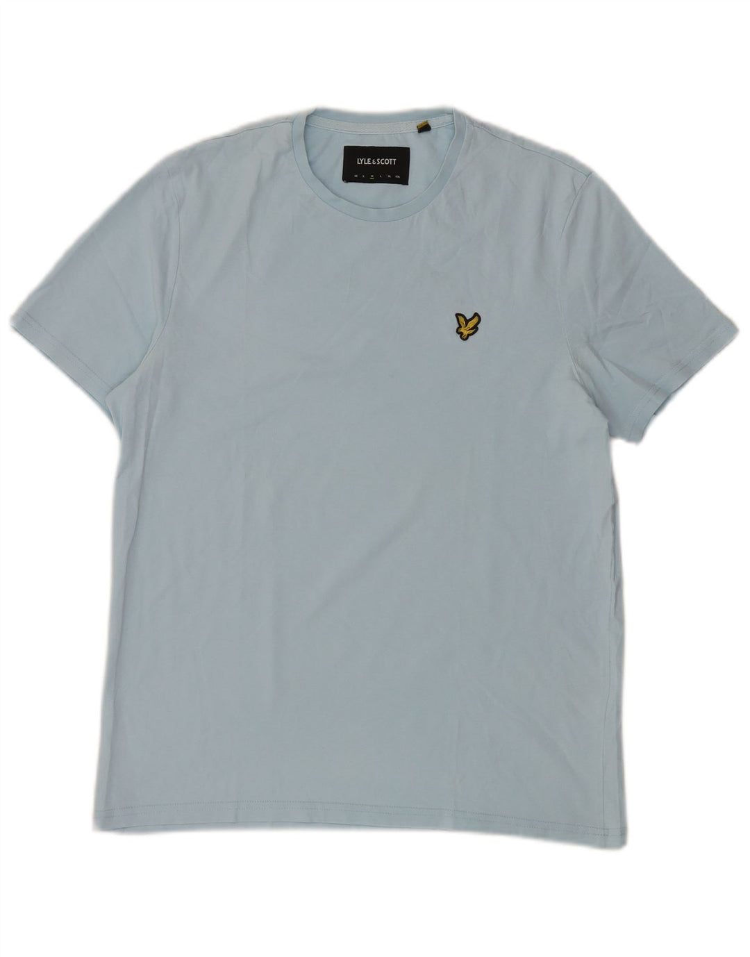 Tricou pentru bărbați Lyle & Scott Top din bumbac albastru mediu