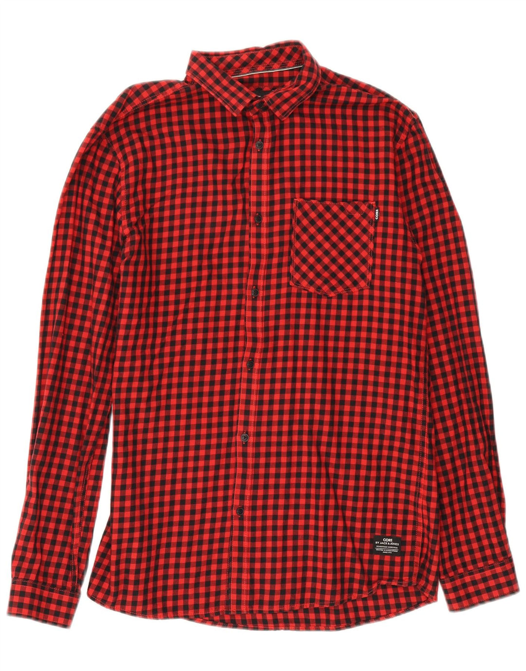 Cămașă Jack & Jones bărbătească mare roșu vichy
