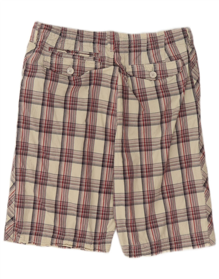 Pantaloni scurți chino pentru bărbați Ted Baker W32, bumbac cu carouri multicolore medii