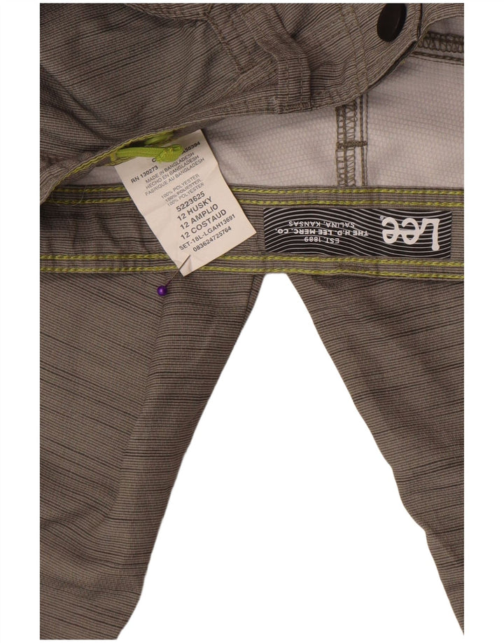 Pantaloni scurți cargo pentru băieți Lee 11-12 ani W27 poliester cu pete gri