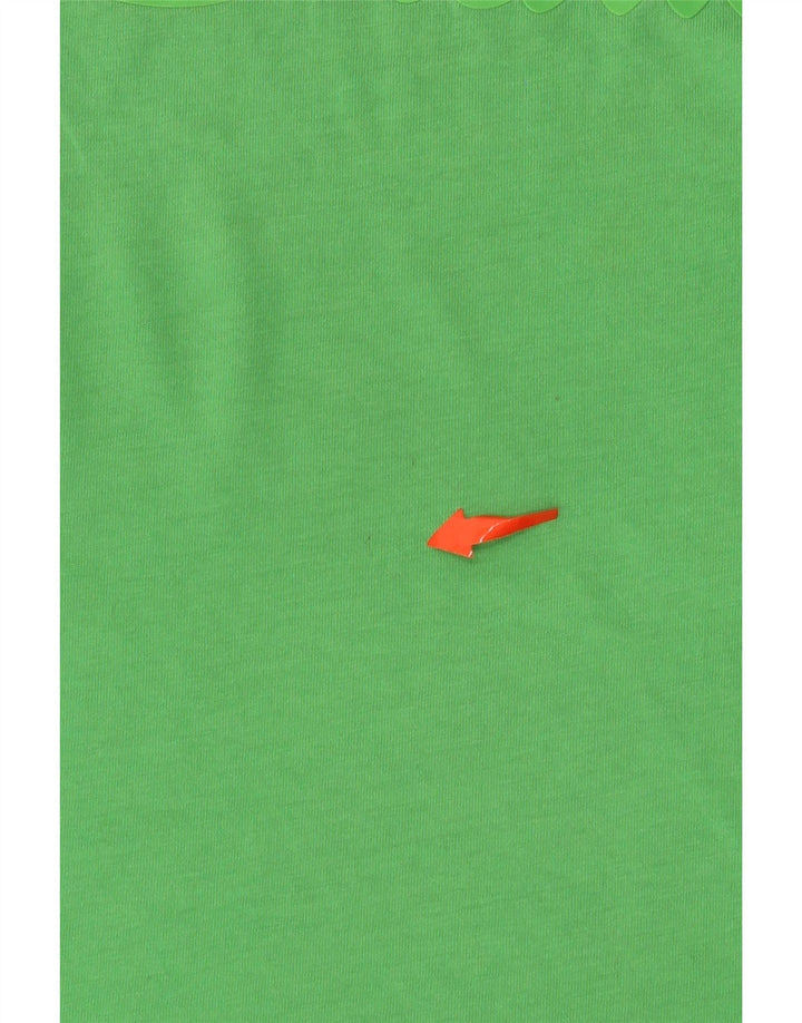 Tricou grafic pentru bărbați CHAMPION Top din bumbac verde mediu