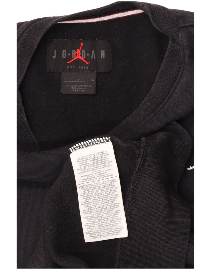Hanorac pentru bărbați Jordan Jumper mic, negru, bumbac