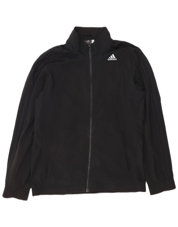 Adidas Mens Climalite Tracksuit Top Jacket UK 42/44 Large Black