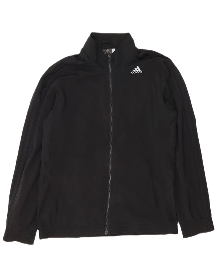 Adidas Mens Climalite Trening Top Jacket UK 42/44 Large Black