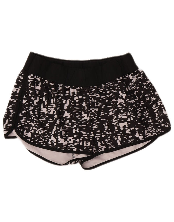 Pantaloni scurți Adidas Climalite Graphic Sport pentru femei UK 16/18 Large Black Sports