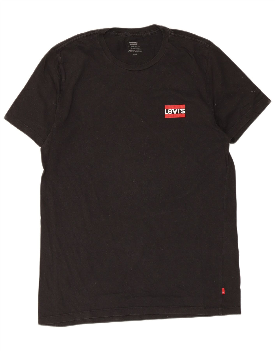 Tricou pentru bărbați Levi's Top mare din bumbac negru