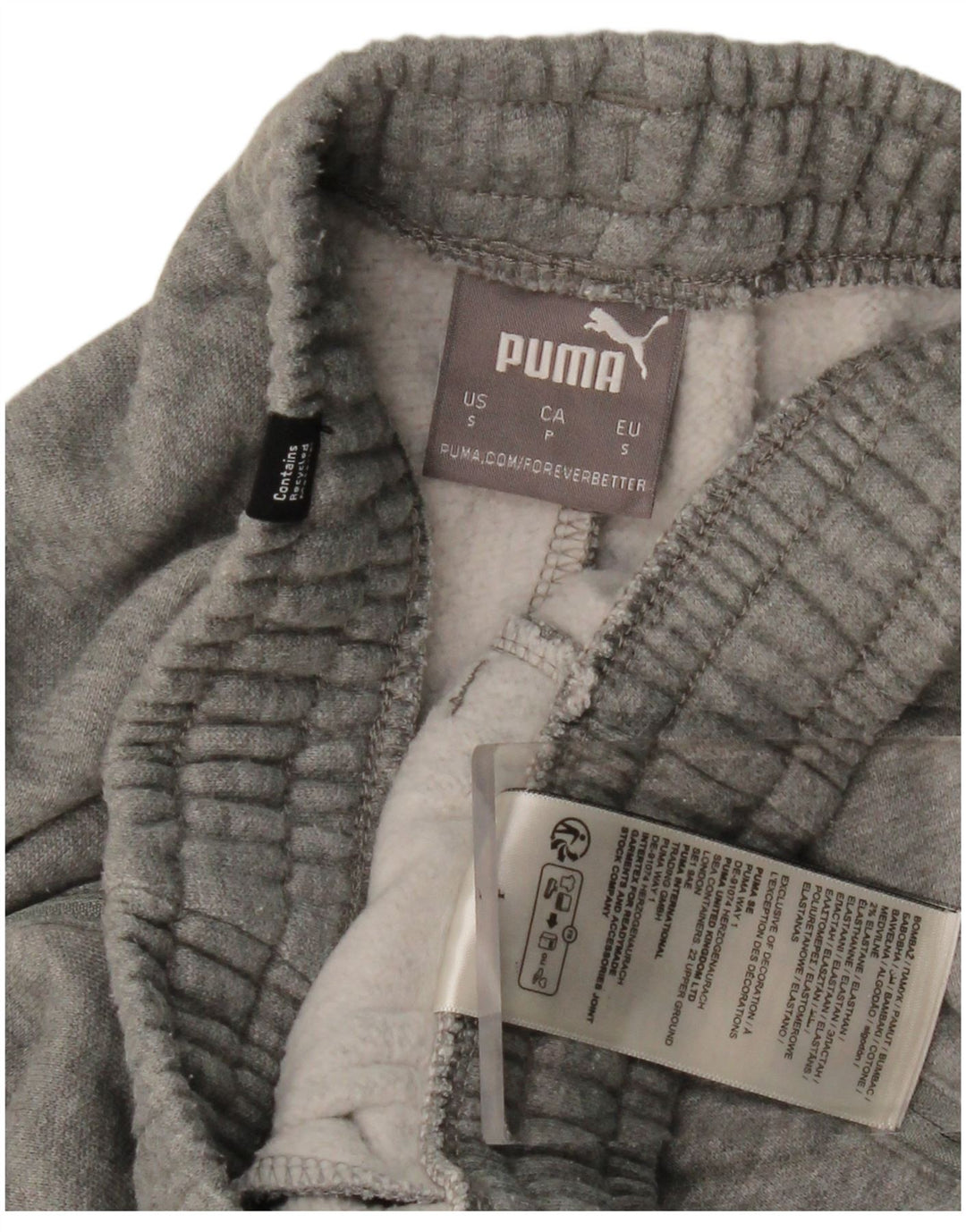 Pantaloni de trening Puma pentru femei Joggeri UK 10 Bumbac gri mic