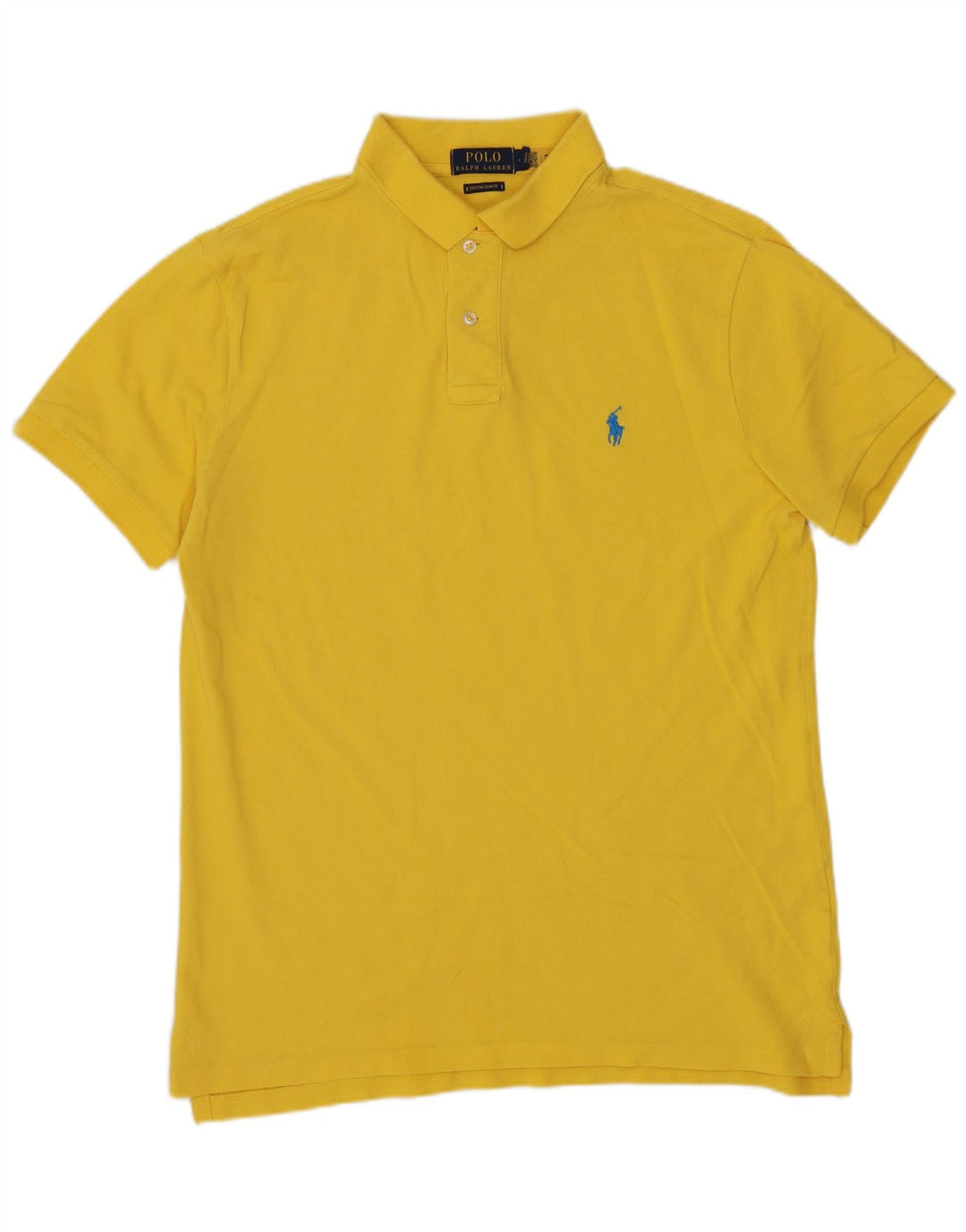POLO RALPH LAUREN Tricou polo personalizat pentru bărbați, slim, galben mediu